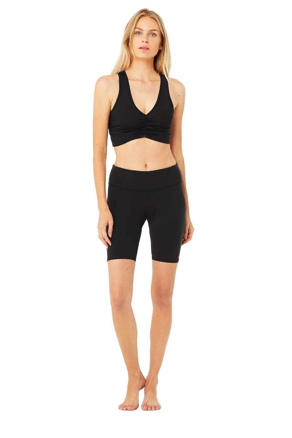 Airbrush Biker Short - Black