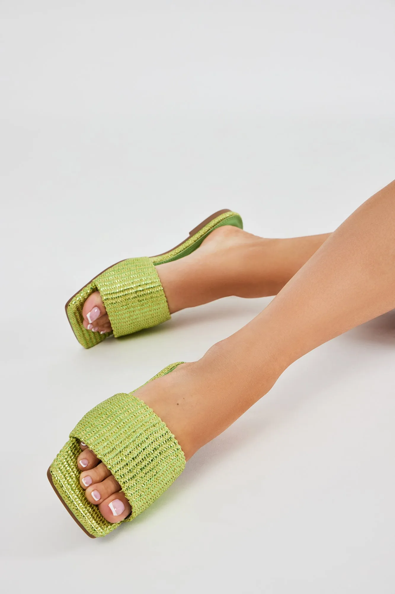 Always Good Vibes Sandals - Green