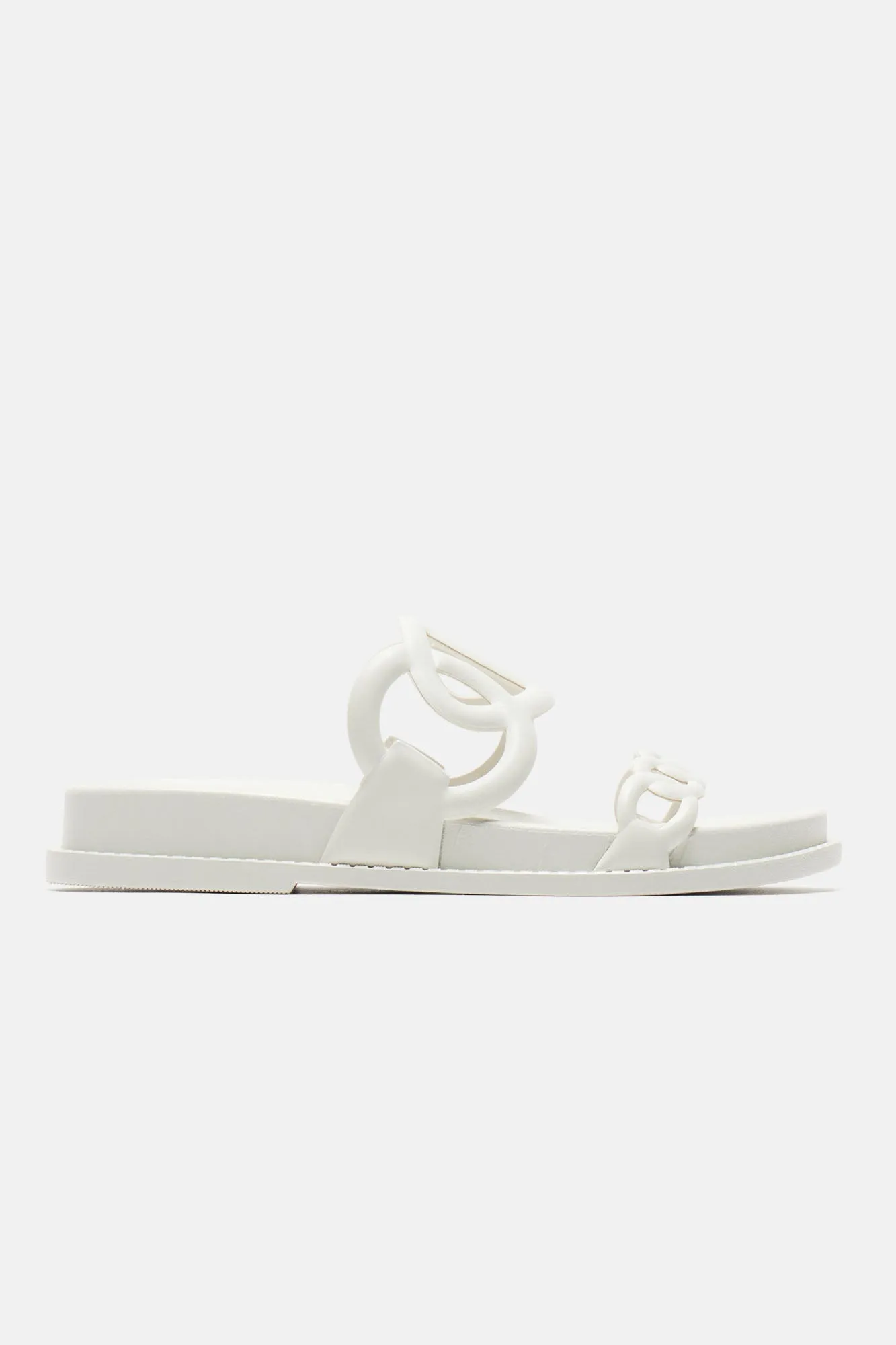 Amozae-About To Follow Casual Slides - White