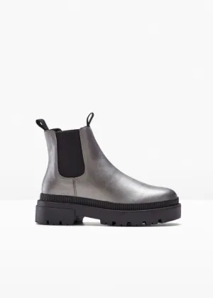 Chelsea boots Rainbow, silver