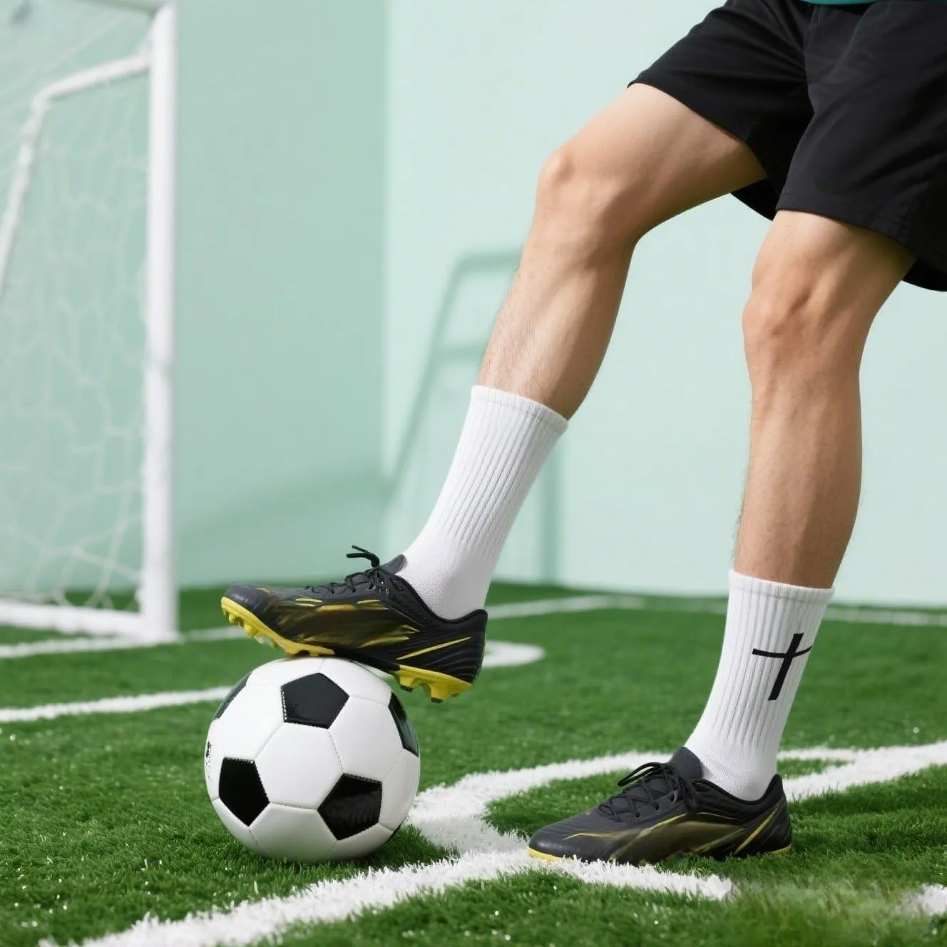 Cross Grip Soccer Socks - Anti-Slip Grips Sports Sock with Bible for US 6-13