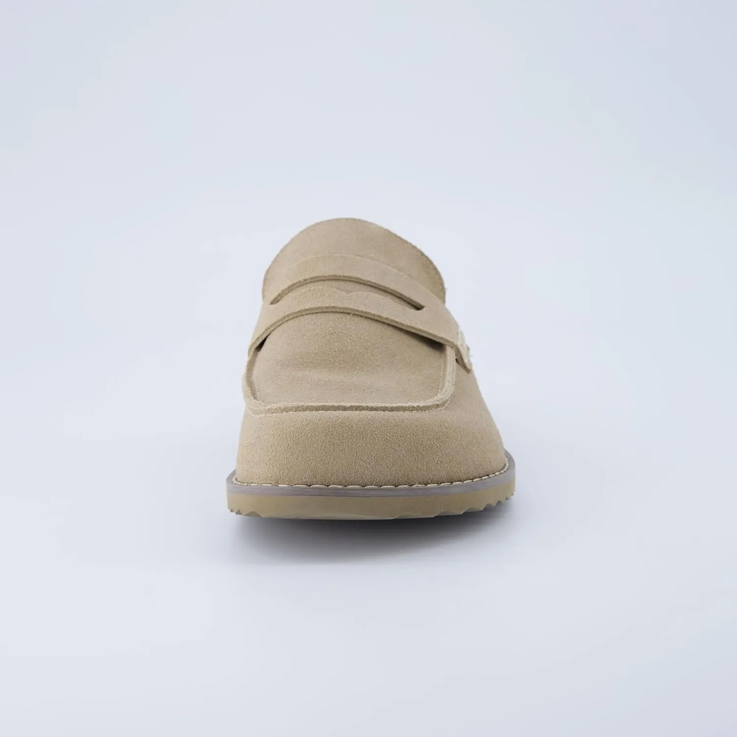 CUSHIONAIRE Zola Womens Penny Clog Mule  Suede Slip-On with Memory Foam, Cork Footbed & Flexible Outsole