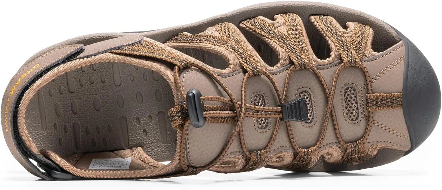 DREAM PAIRS Men's 160912-M-NEW Adventurous Summer Outdoor Sandals