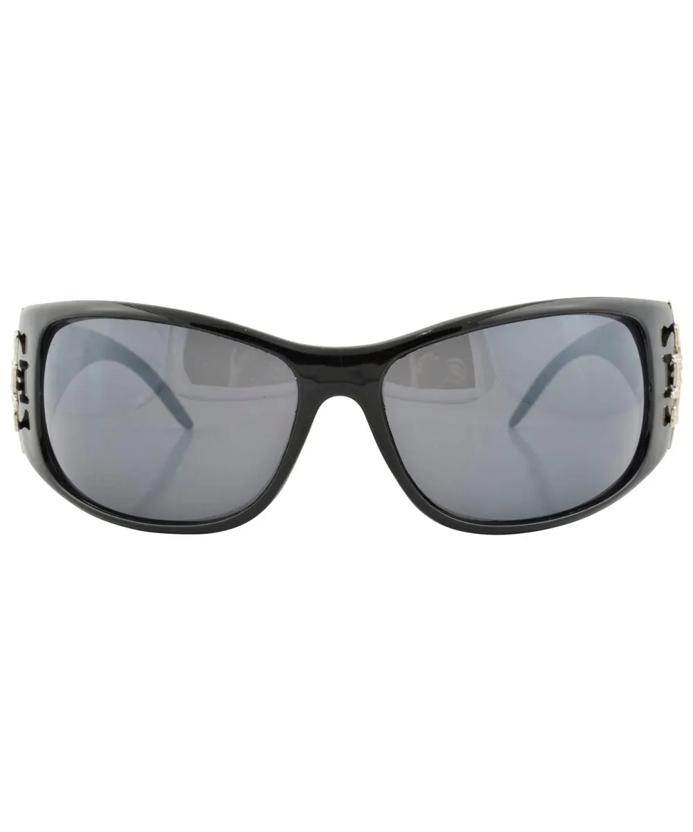 GLAM GLAM Black Fashion-Forward Sunglasses