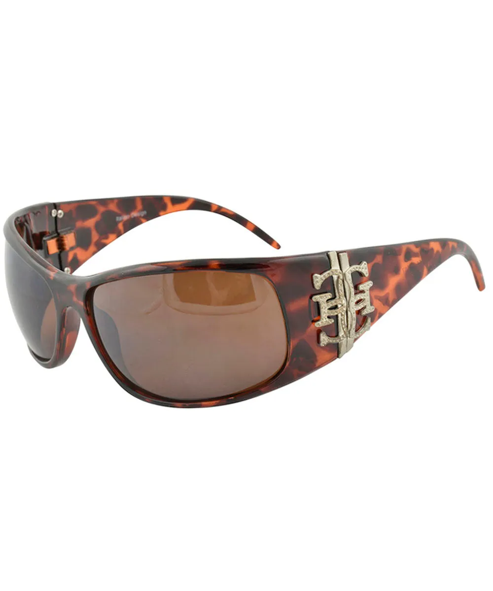 GLAM GLAM Tortoise Fashion-Forward Sunglasses