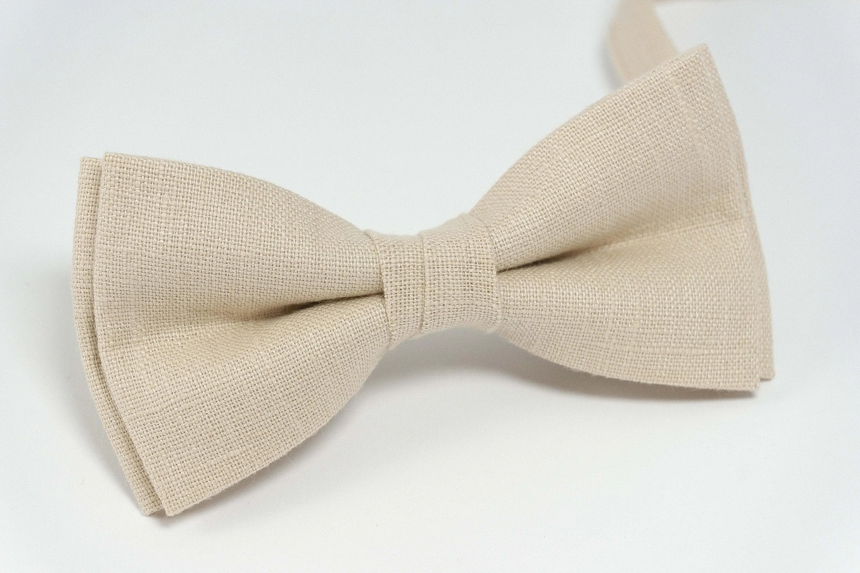 Light sand bow tie | Light sand color bow tie