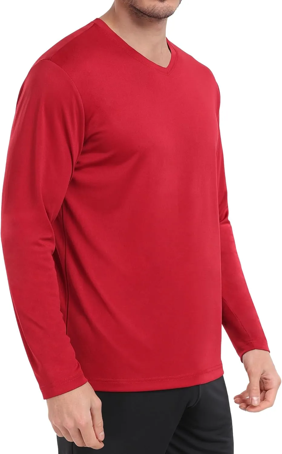 Long Sleeve Shirts for Men Moisture Wicking Mens Tee Shirts Workout Sun Protection T Shirt for Running