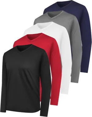 Long Sleeve Shirts for Men Moisture Wicking Mens Tee Shirts Workout Sun Protection T Shirt for Running