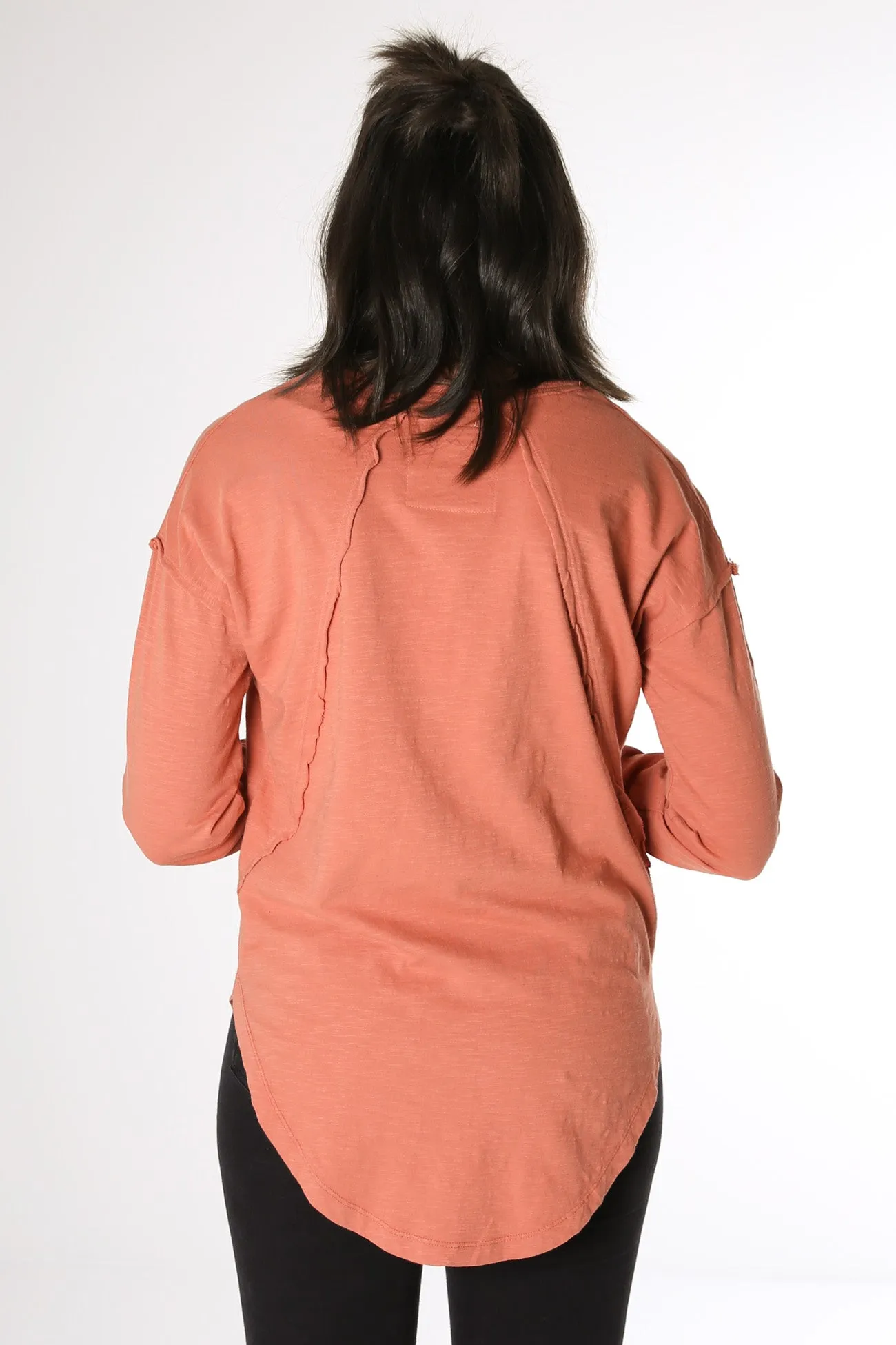 Mackenzie Long Sleeve Crew Copper