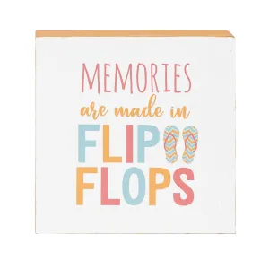 Memories Flip Flops Shelf Block