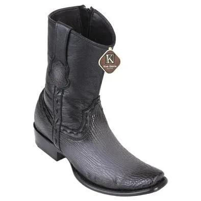 Men's King Exotic Original Shark Skin Dubai Style Short Boot 479B0938