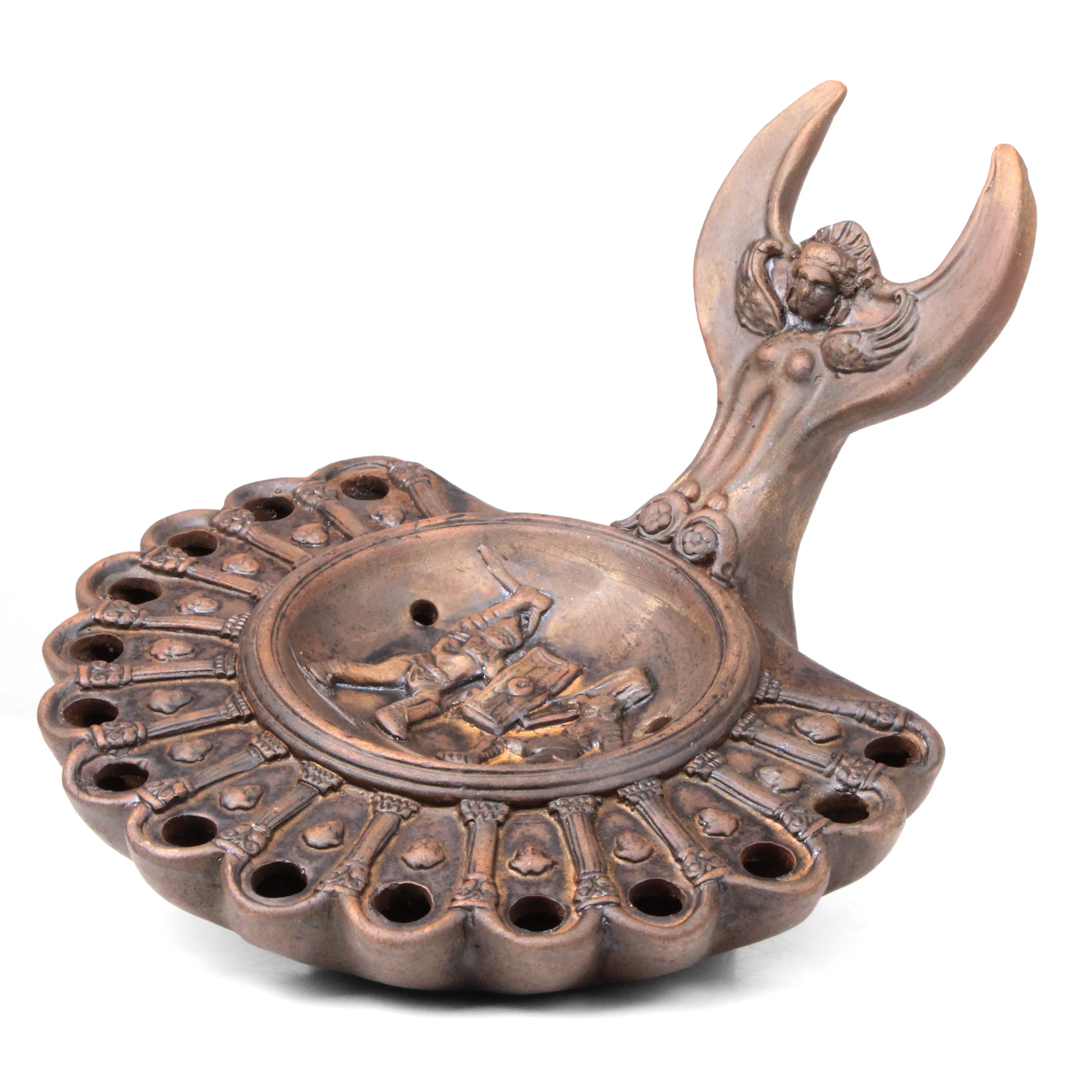 Oil Lamp of Gladiators with Sixteen Nozzles