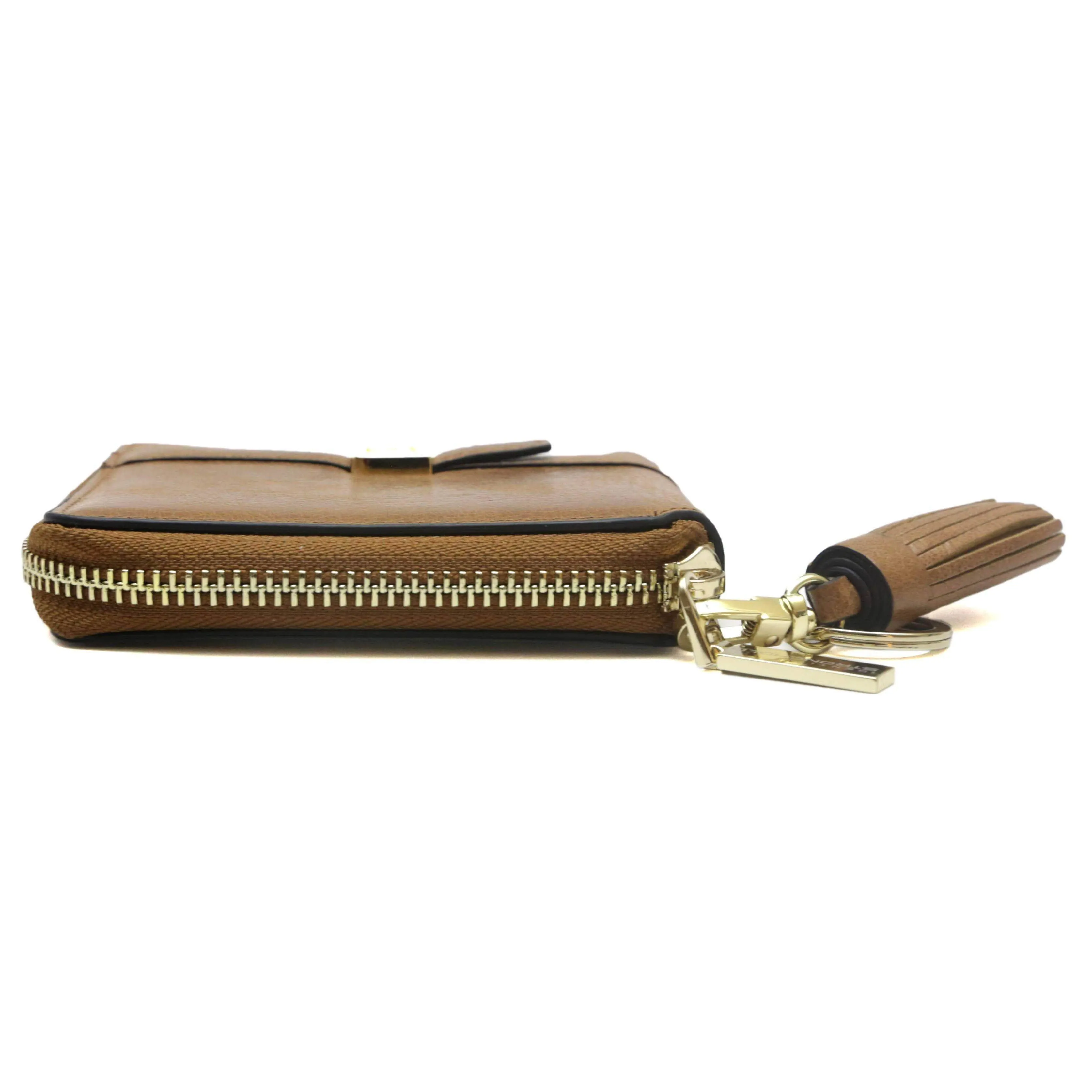 RFID Belted Ziparound Bifold
