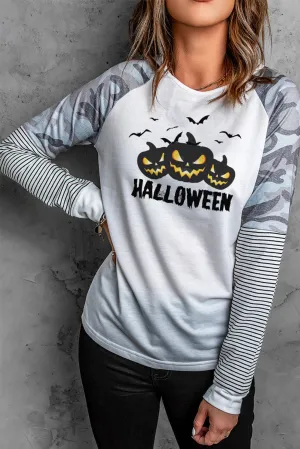 Round Neck Raglan Sleeve Top