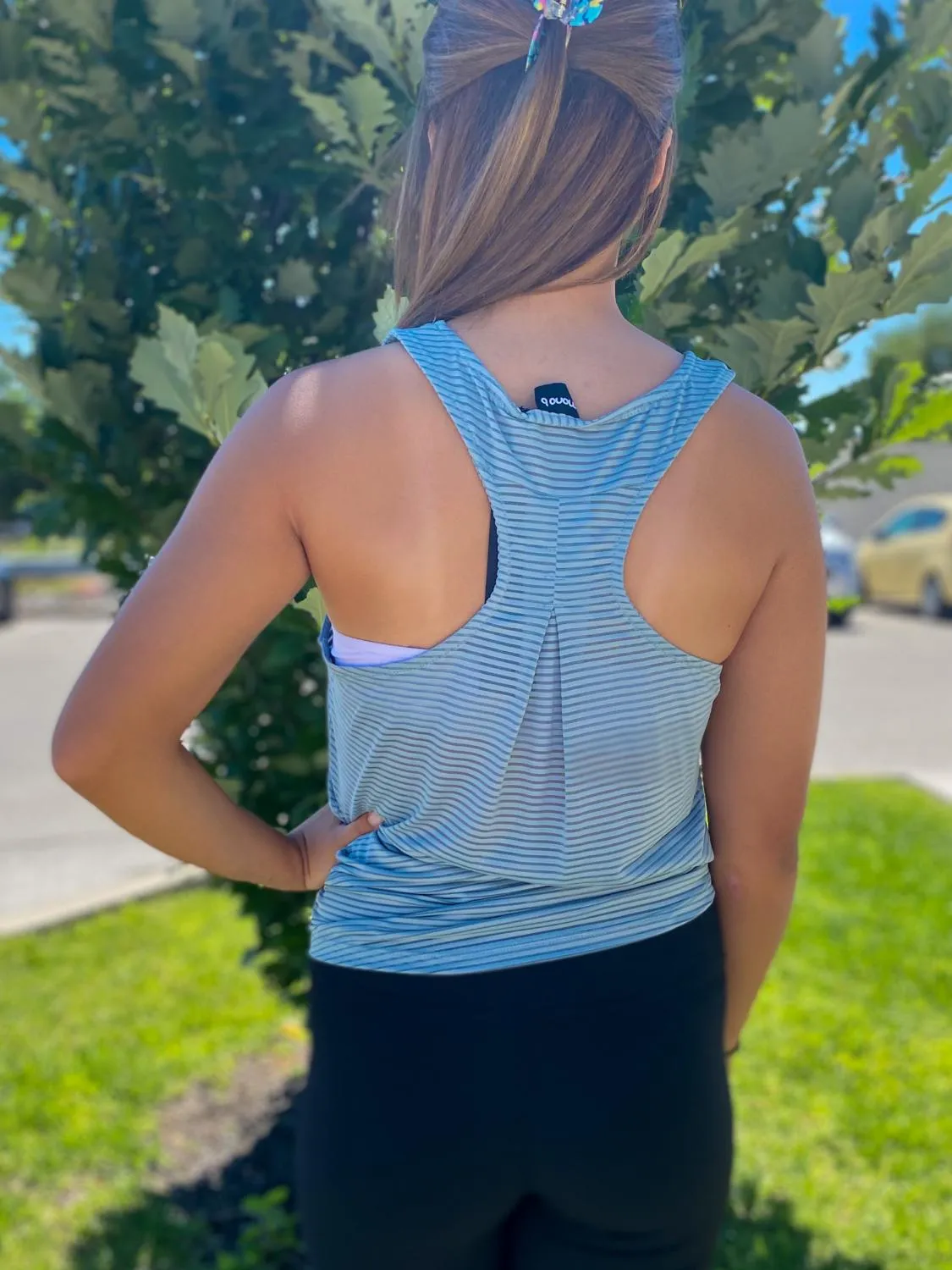 Sheer Stripe Mesh Tank (More Colors)