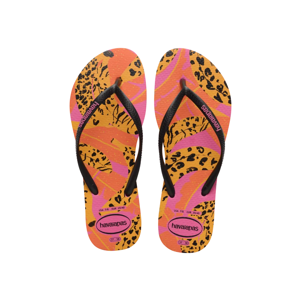 Slim Summer Fruits Flip Flops
