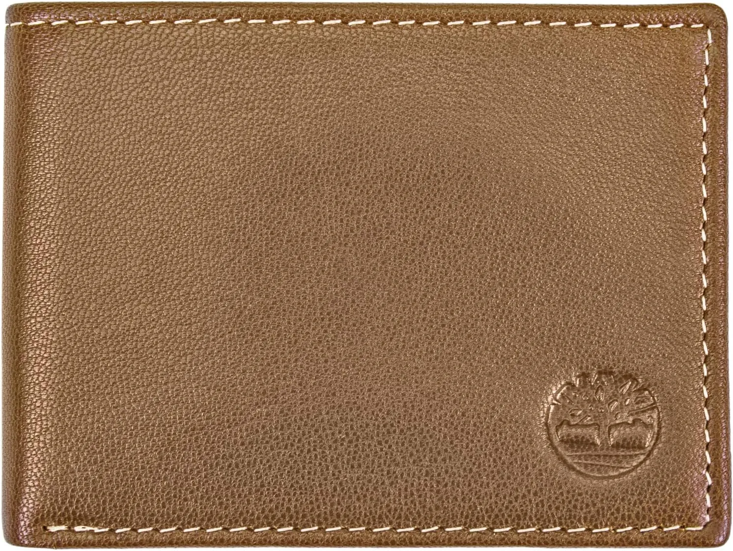 Timberland Men's Leather Passcase Trifold Wallet Hybrid
