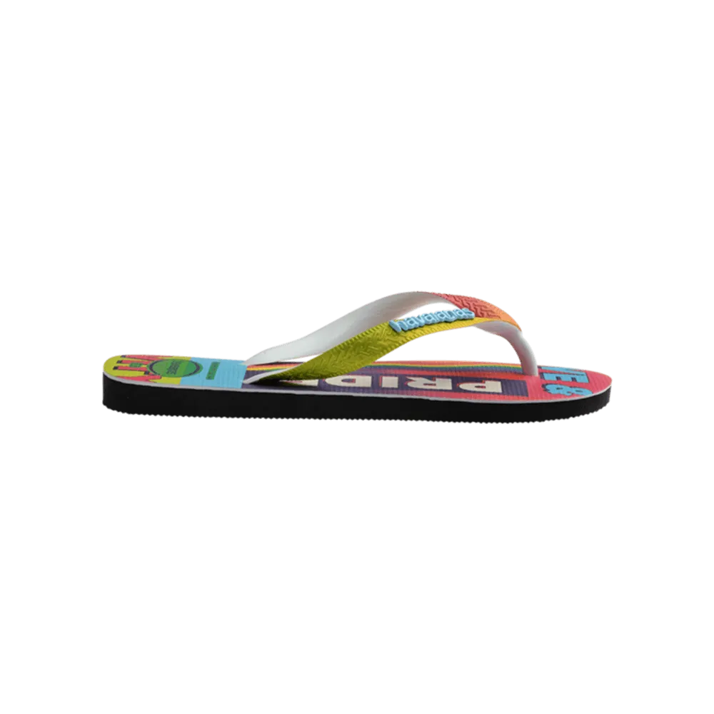 Top Pride Rainbow Flip Flops